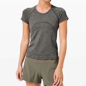 Gray Lululemon short sleeve size 4